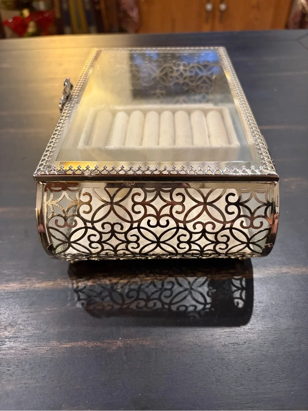 Glass Jewelry Box
